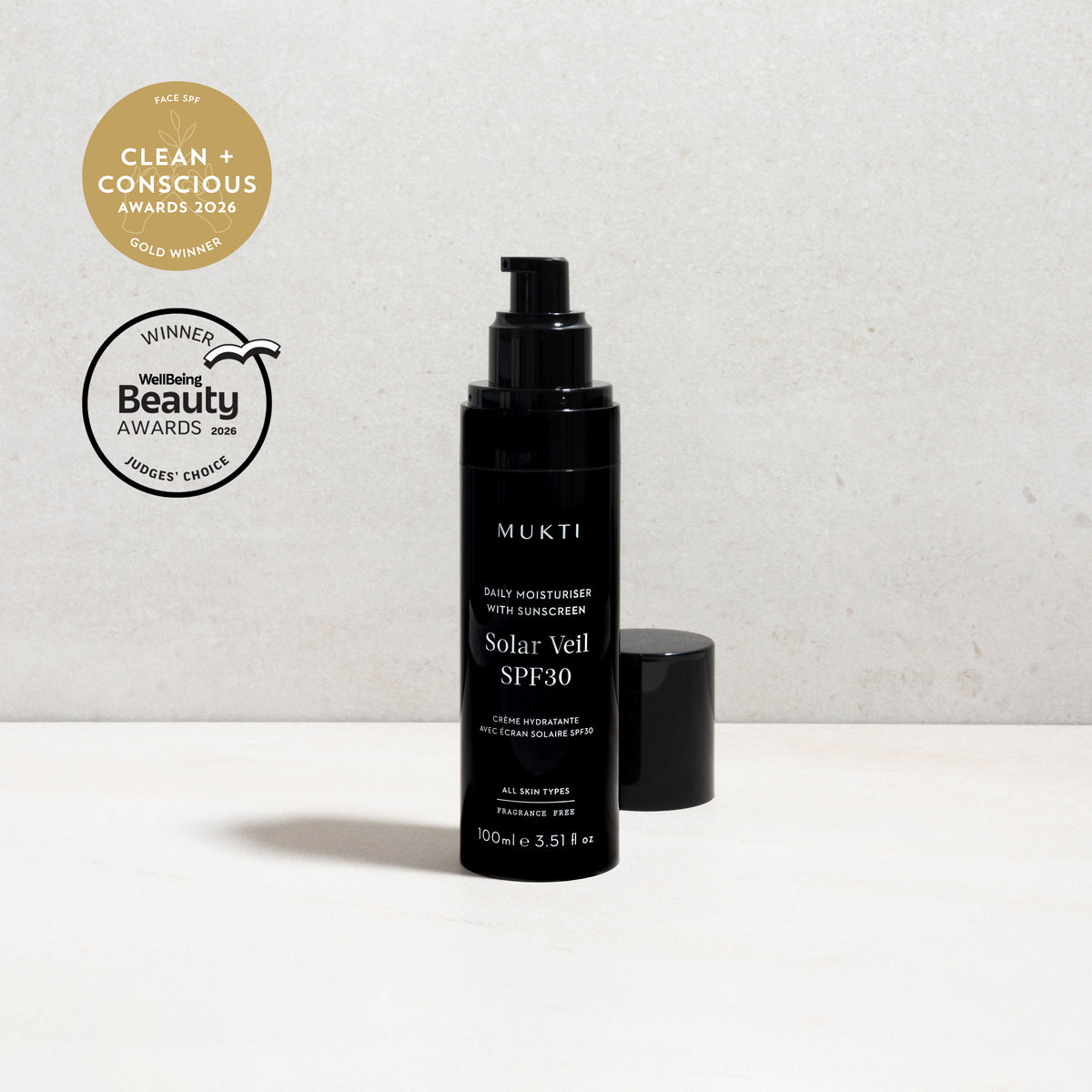 Daily Moisturiser with Sunscreen Solar Veil SPF30 | 100ml