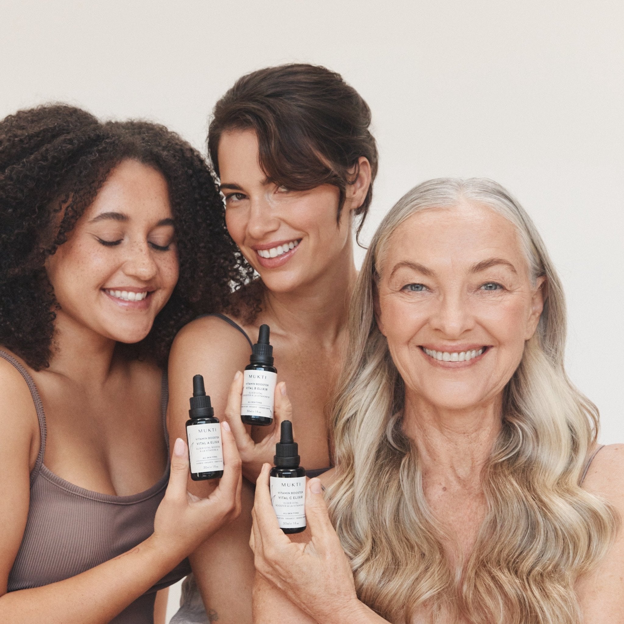 Vitamin A B C Collection + FREE Microneedle Dermal Roller (0.3mm) - Mukti Organics