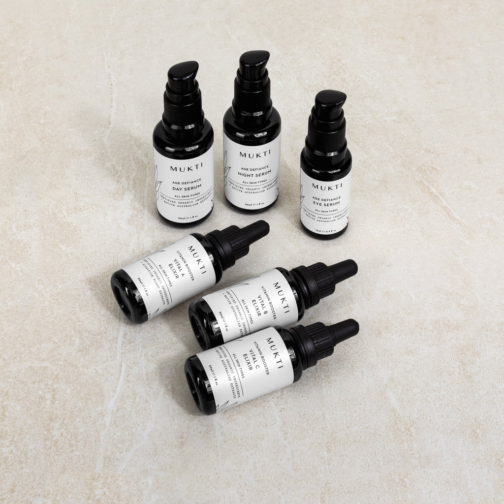 Age Defiance Booster Collection - 6 Step Ritual – Mukti Organics