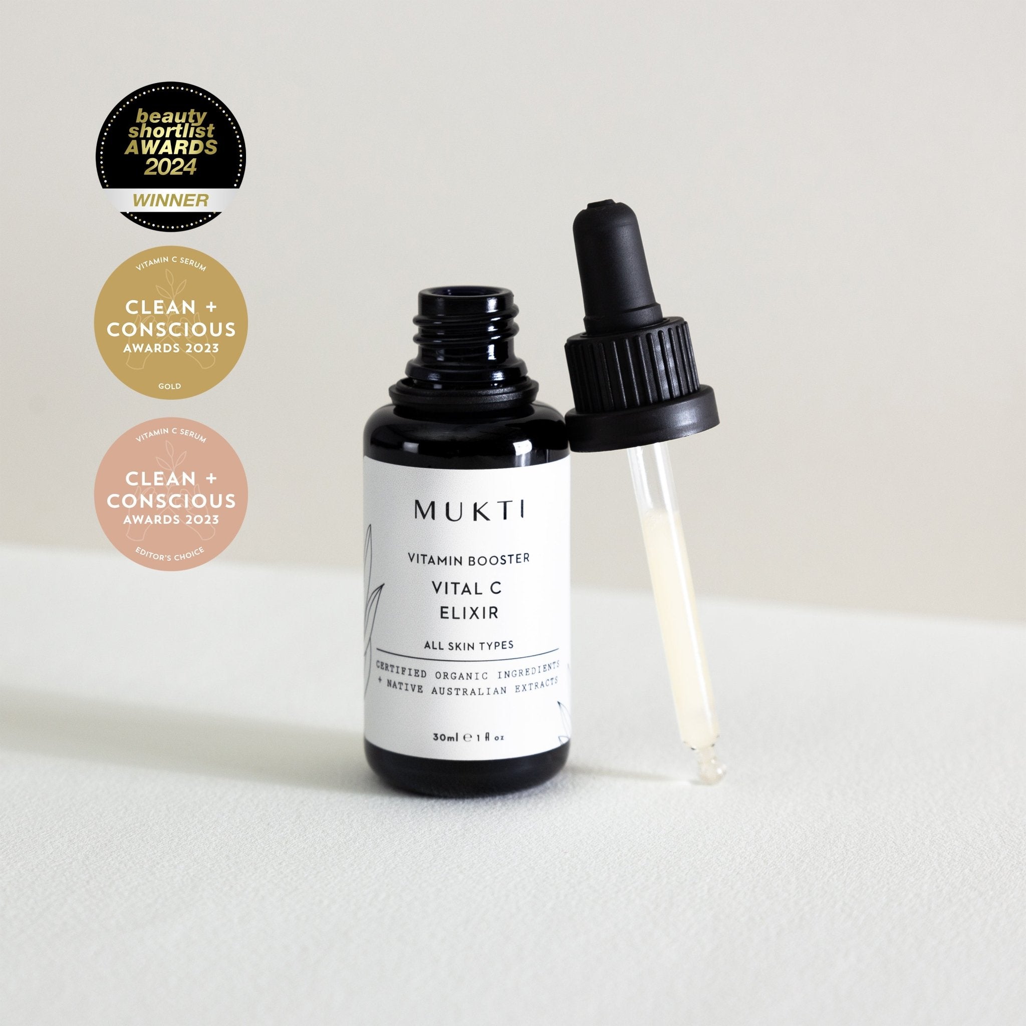 Vitamin C Elixir | 30ml - Mukti Organics