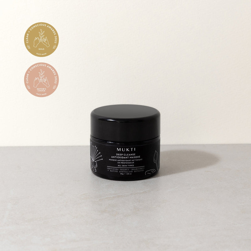 Deep Cleanse Antioxidant Masque | 30g - Mukti Organics